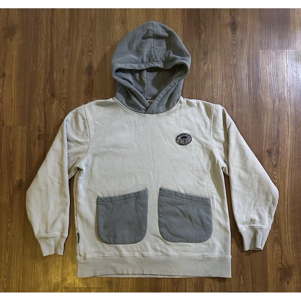 Bearded Goat Two-Tone Men's Hoodie with Two Front Pockets Size Medium